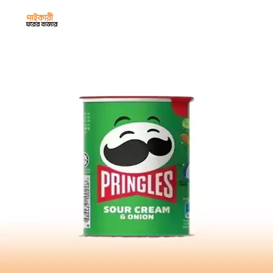 Pringles Potato Chips Sour Cream & Onion (42gm) প্রিংলেস পটেটো চিপস সউর ক্রিম এন্ড অনিওন | Pringles Potato Chips Sour Cream & Onion - Image 1
