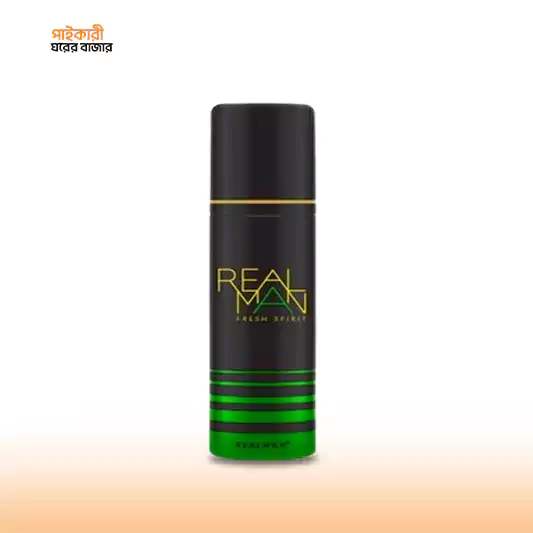 Realman Body Spray Fresh Spirit (150ml) রিয়েলম্যান বডি স্প্রে ফ্রেশ স্পিরিট (১৫০ মিলি) | Realman Body Spray Fresh Spirit (150ml) - Image 1