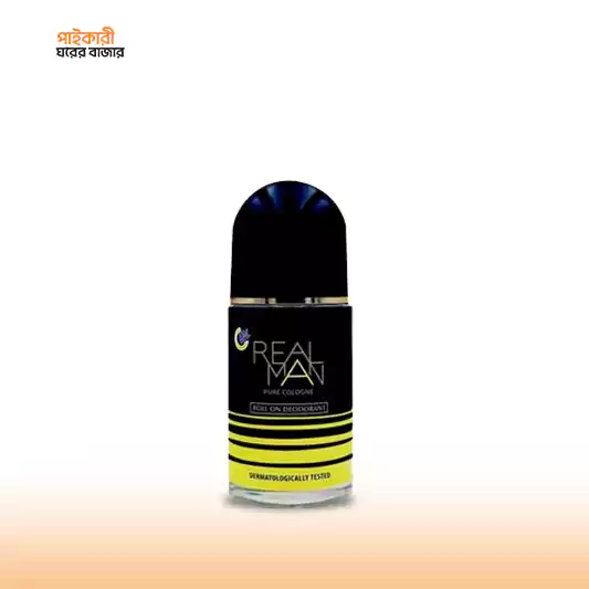 Realman Roll On Pure Cologne (50ml) রিয়েলম্যান রোল অন পিওর কোলোন (৫০ মিলি) | Realman Roll On Pure Cologne (50ml) - Image 1