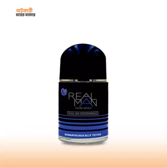 Realman Roll On Pure Spicy (50ml) রিয়েলম্যান রোল অন পিওর স্পাইসি (৫০ মিলি) | Realman Roll On Pure Spicy (50ml) - Image 1