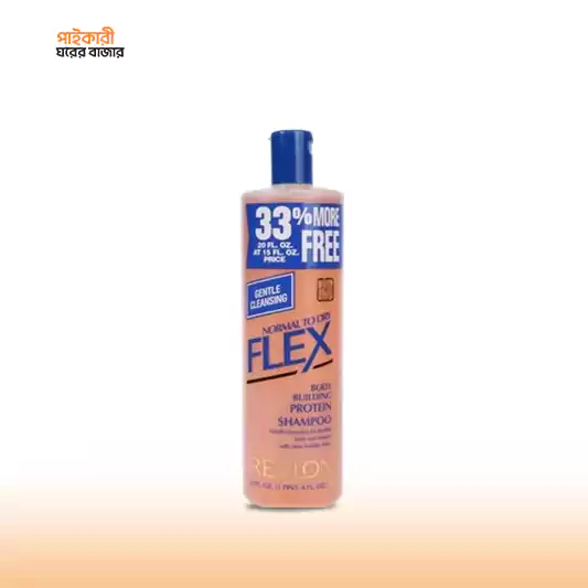 Revlon Flex Body Building Protein Shampoo Normal to Dry (592ml) রেভলন ফ্লেক্স বডি বিল্ডিং প্রোটিন শ্যাম্পু নরমাল টু ড্রাই (৫৯২ মিলি) | Revlon Flex Body Building Protein Shampoo Normal to Dry - Image 1