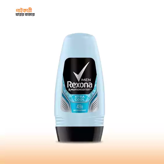 Rexona Men Motionsense Roll on Xtra Cool (50ml) রেক্সোনা মেন মোশনসেন্স রোল অন এক্সট্রা কুল (৫০ মিলি) | Rexona Men Motionsense Roll on Xtra Cool (50ml) - Image 1