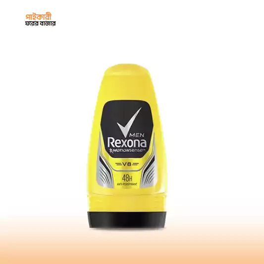 Rexona Men Roll On V8 (50ml) রেক্সোনা মেন রোল অন V8 (50 মিলি) | Rexona Men Roll On V8 (50ml) - Image 1