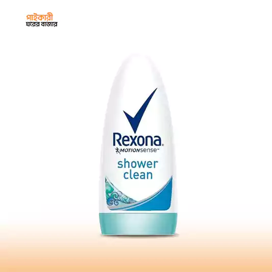 Rexona Women Roll On Shower Clean (50ml) রেক্সোনা ওমেন রোল অন শাওয়ার ক্লিন (৫০ মিলি) | Rexona Women Roll On Shower Clean (50ml) - Image 1