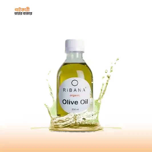 RiBANA Organic Olive Oil (200ml) রিবানা অর্গানিক অলিভ অয়েল (২০০ মিলি) | RiBANA Organic Olive Oil (200ml) - Image 1