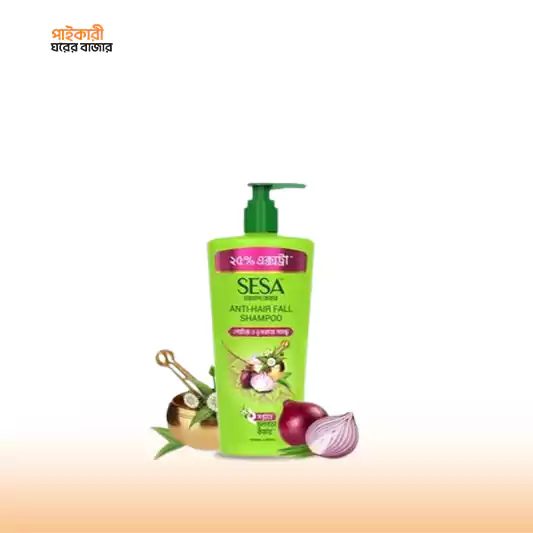 SESA Onion Herbal Shampoo 400ml + 100ml Extra (500ml) সিসা অনিয়ন হারবাল শ্যাম্পু ৪০০ মিলি + ১০০ মিলি (৫০০ মিলি) | SESA Onion Herbal Shampoo 400ml + 100ml - Image 1