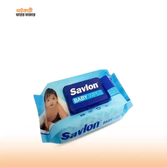 Savlon Baby wipe (60s) স্যাভলন বেবি ওয়াইপ | Savlon Baby wipe - Image 1