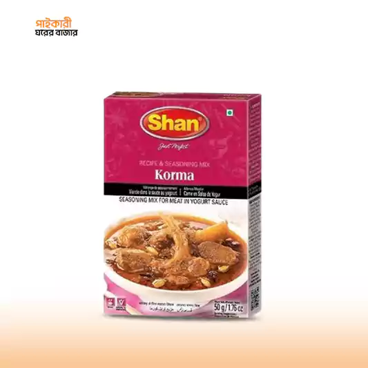 Shan Korma Curry Mix (50gm) শান কোরমা কারি মিক্স (৫০ গ্রাম) | Shan Korma Curry Mix (50gm) - Image 1