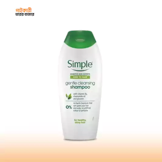 Simple Kind to Hair Gentle Cleansing Shampoo (400ml) সিম্পল কাইন্ড টু হেয়ার জেন্টাল ক্লিনিং শ্যাম্পু (৪০০গ্রাম) | Simple Kind to Hair Gentle Cleansing Shampoo (400ml) - Image 1