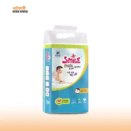 স্মাইল প্যান্ট বেবি ডায়াপার এম (৭-১২ কেজি) (৪০পিস) | Smile Pant Baby Diaper M