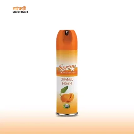 স্প্রিং এয়ার ফ্রেশনার ( অরেঞ্জ ফ্রেশ) (৩০০ মিলি) | Spring Air Freshener (Orange Fresh)