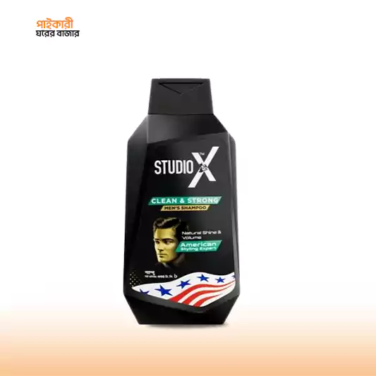 Studio X Clean & Strong Shampoo for Men (355ml) স্টুডিও এক্স ক্লিন অ্যান্ড স্ট্রং শ্যাম্পু ফর মেন | Studio X Clean & Strong Shampoo for Men - Image 1