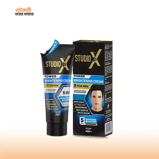 Studio X Power Brightening Men Cream (30gm) স্টুডিও এক্স পাওয়ার ব্রাইটনিং মেন ক্রিম (৩০ গ্রাম) | Studio X Power Brightening Men Cream (30gm) - Image 1
