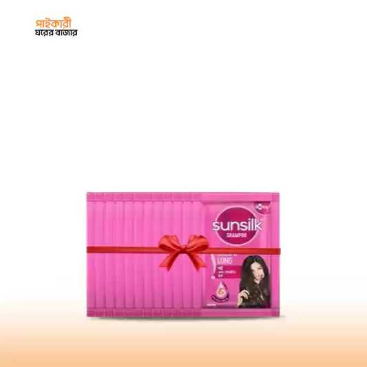 Sunsilk Shampoo Lusciously Thick & Long (6ml × 12 packs) সানসিল্ক শ্যাম্পু লাস্কিওউস্লি থিক এন্ড লং (৬মিলি × ১২ প্যাঁক ) | Sunsilk Shampoo Lusciously Thick & Long (6ml × 12 packs) - Image 1
