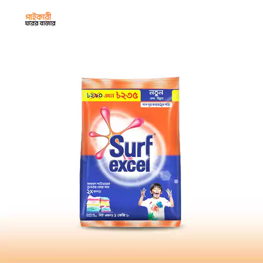 Surf Excel Synthetic Laundry Detergent Powder (1kg) সার্ফ এক্সেল সিন্থেটিক লন্ড্রি ডিটারজেন্ট পাউডার | Surf Excel Synthetic Laundry Detergent Powder - Image 1