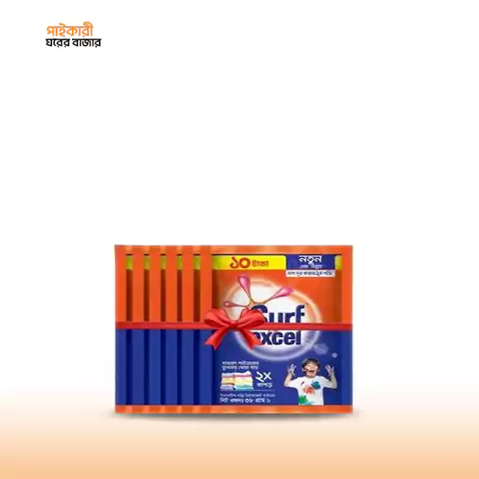 Surf Excel Washing Powder 38gm (Combo of 6 packs) সার্ফ এক্সেল ওয়াশিং পাউডার ৩৮ গ্রাম (৬ প্যাকের কম্বো) | Surf Excel Washing Powder 38gm - Image 1
