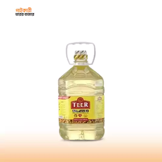Teer Soyabean Oil (5Ltr) তীর সয়াবিন অয়েল (৫ লিটার) | Teer Soyabean Oil (5Ltr) - Image 1