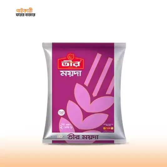 Teer White Flour (Maida) (1kg) তীর হইট ফ্লউর (ময়দা) (১ কেজি) | Teer White Flour (Maida) (1kg) - Image 1