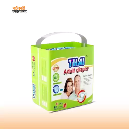 Thai Adult Diaper Belt M (10 pcs) থাই অ্যাডাল্ট ডায়াপার বেল্ট এম (১০ পিস) | Thai Adult Diaper Belt M (10 pcs) - Image 1