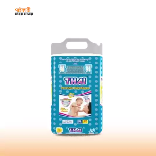 Thai Pant Baby Diaper XL (13-18kg) (32pcs) থাই প্যান্ট বেবি ডায়াপার এক্সএল (১৩-১৮ কেজি) (৩২ পিস) | Thai Pant Baby Diaper XL - Image 1