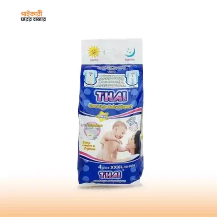 থাই প্যান্ট বেবি ডায়াপার XXXL ৪ পিস (২০-৩০ কেজি) | Thai Pant Baby Diaper XXXL 4pcs