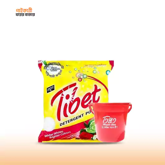 Tibet Rose & Lemon Detergent Powder (2kg) তিব্বত রোজ অ্যান্ড লেমন ডিটারজেন্ট পাউডার (২ কেজি) | Tibet Rose & Lemon Detergent Powder - Image 1