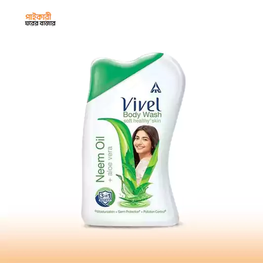 Vivel Body Wash Neem Oil + Aloe Vera (100ml) ভিভেল বডি ওয়াশ নিম ওয়েল + অ্যালোভেরা (১০০ মিলি) | Vivel Body Wash Neem Oil + Aloe Vera (100ml) - Image 1