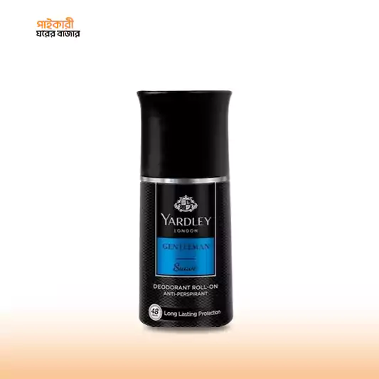 Yardley London Deodorant Roll On Gentleman Suave (50ml) ইয়ার্ডলি লন্ডন ডিওডোরেন্ট রোল অন জেন্টলম্যান সুয়েভ (৫০ মিলি) | Yardley London Deodorant Roll On Gentleman - Image 1