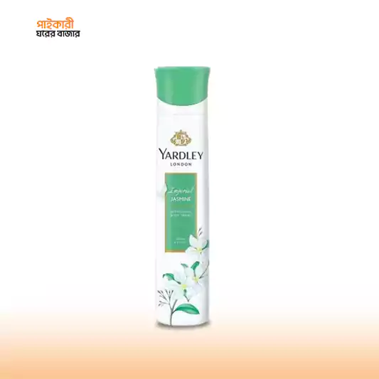 Yardley London Imperial Jasmine Body Spray (150ml) ইয়ার্ডলি লন্ডন ইম্পেরিয়াল জেসমিন বডি স্প্রে (১৫০ মিলি) | Yardley London Imperial Jasmine Body Spray (150ml) - Image 1