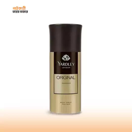 Yardley London Original Body Spray For Men (150ml) ইয়ার্ডলি লন্ডন অরিজিনাল বডি স্প্রে ফর মেন (১৫০ মিলি) | Yardley London Original Body Spray For Men (150ml) - Image 1