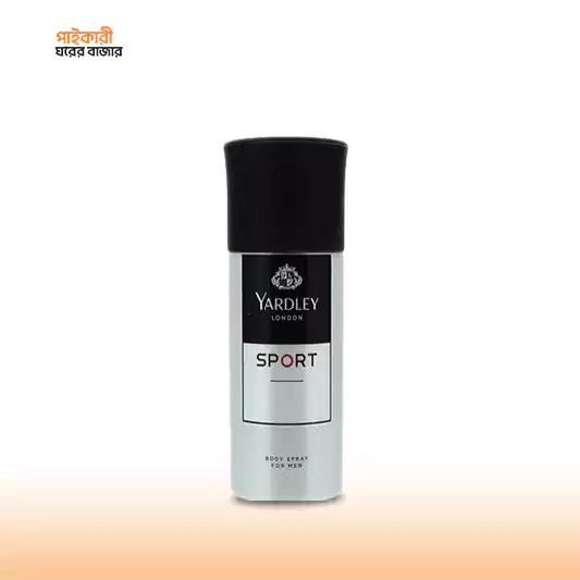 Yardley London Sport Body Spray For Men (150ml) ইয়ার্ডলি লন্ডন স্পোর্ট বডি স্প্রে ফর মেন (১৫০ মিলি) | Yardley London Sport Body Spray For Men (150ml) - Image 1