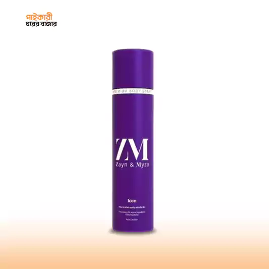 Zayn & Myza Men's Body Spray No Alcohol (100g) - Icon জায়েন ও মাইজা মেনস বডি স্প্রে নো অ্যালকোহল (১০০ গ্রাম) - আইকন | Zayn & Myza Men's Body Spray No Alcohol- Icon - Image 1