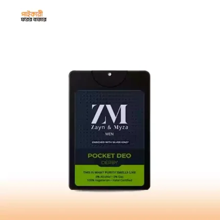 জায়েন ও মাইজা মেন্স পকেট পারফিউম নো গ্যাস নো অ্যালকোহল (১৮ মিলি) - ডার্বি | Zayn & Myza Men's Pocket Perfume No Gas No Alcohol