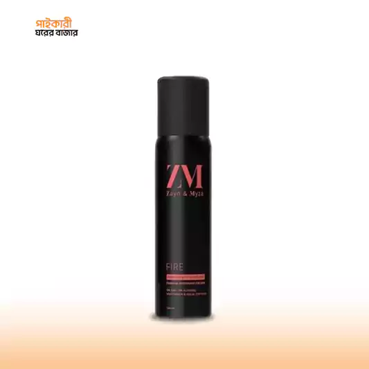 Zayn & Myza Premium Men's Body Spray No Gas No Alcohol (120ml) - Fire জয়েন ও মাইজা প্রিমিয়াম মেন্স বডি স্প্রে নো গ্যাস নো অ্যালকোহল (১২০ মিলি) - ফায়ার | Zayn & Myza Premium Men's Body Spray No Gas No Alcohol - Image 1