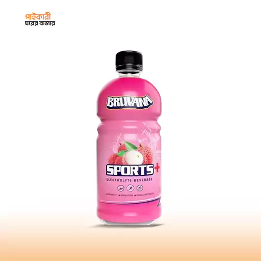 Bruvana Sports+ Electrolyte Beverage (Litchi Flavor) (500ml) ব্রুভানা স্পোর্টস+ ইলেক্ট্রোলাইট বেভারেজ (লিচু ফ্লেভার) | Bruvana Sports+ Electrolyte Beverage (Litchi Flavor) - Image 1