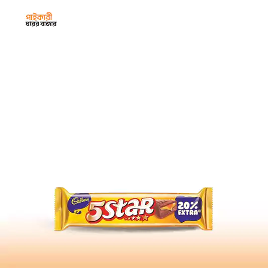 Cadbury 5 Star Chocolate Bar (24gm) ক্যাডবেরি ৫ স্টার চকলেট বার | Cadbury 5 Star Chocolate Bar - Image 1