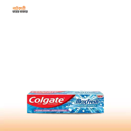 Colgate Max Fresh Blue Gel Toothpaste (150gm) কোলগেট ম্যাক্স ফ্রেশ ব্লু জেল টুথপেস্ট | Colgate Max Fresh Blue Gel Toothpaste - Image 1