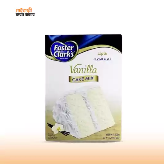 Foster Clark's Cake Mix Pack (Vanilla) (500gm) ফস্টার ক্লার্ক কেক মিক্স প্যাক (ভ্যানিলা) (৫০০ গ্রাম) | Foster Clark's Cake Mix Pack (Vanilla) (500gm) - Image 1