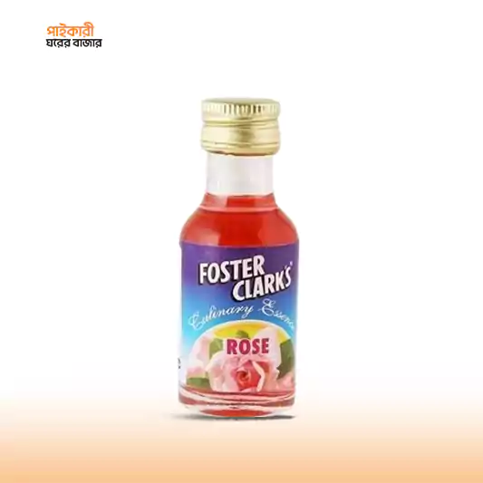 Foster Clark's Culinary Essence Rose (28ml) ফস্টার ক্লার্কের কুলিনারি এসেন্স রোজ (২৮ মিলি) | Foster Clark's Culinary Essence Rose (28ml) - Image 1