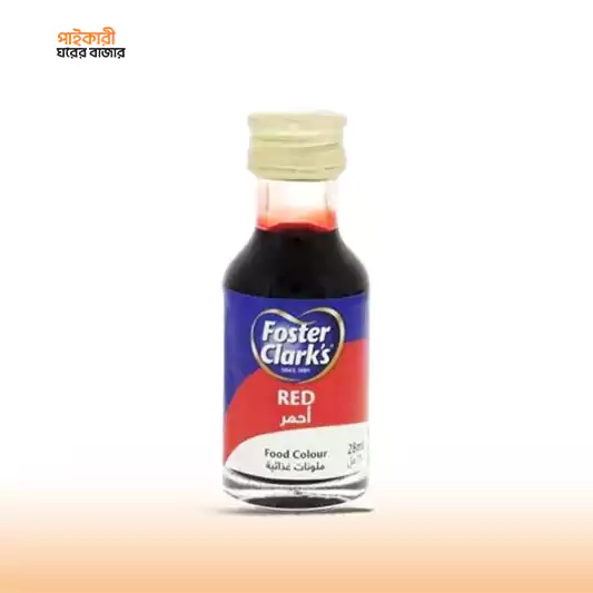Foster Clark's Food Colour (Red) (28ml) ফস্টার ক্লার্ক ফুড কালার (রেড) (২৮ মিলি) | Foster Clark's Food Colour (Red) (28ml) - Image 1