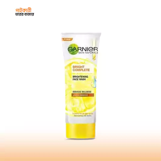 Garnier Bright Complete Vitamin C Face Wash (100gm) গার্নিয়ার ব্রাইট কমপ্লিট ভিটামিন সি ফেস ওয়াশ ১০০ গ্রাম | Garnier Bright Complete Vitamin C Face Wash - Image 1
