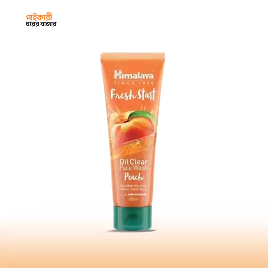 Himalaya Peach Fresh Start Oil Clear Face Wash (100ml) হিমালয়া পিচ ফ্রেশ স্টার্ট অয়েল ক্লিয়ার ফেস ওয়াশ (১০০ মিলি) | Himalaya Peach Fresh Start Oil Clear Face Wash - Image 1