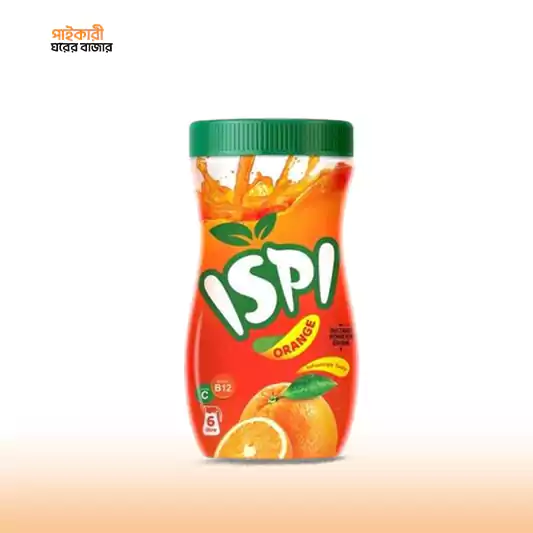 ISPI Orange Instant Powder Drink (750 gm) আইএসপিআই অরেঞ্জ ইনস্ট্যান্ট পাউডার ড্রিংক | ISPI Orange Instant Powder Drink - Image 1
