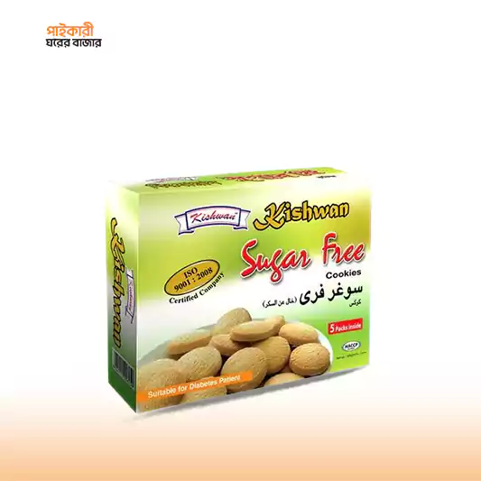 Kishwan Sugar Free Cookies (300gm) কিশওয়ান সুগার ফ্রি কুকিজ (৩০০ গ্রাম) | Kishwan Sugar Free Cookies (300gm) - Image 1