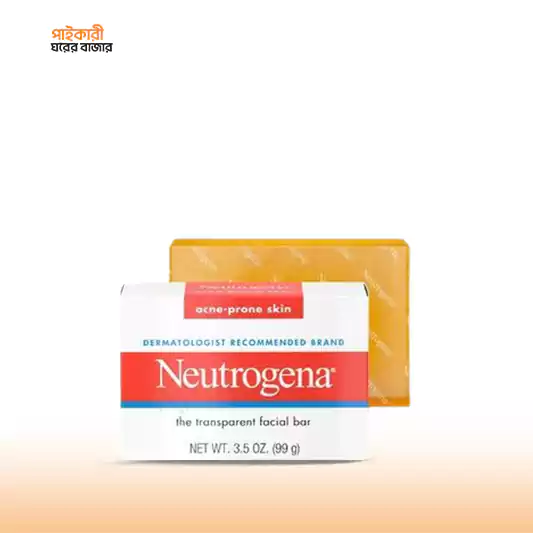 Neutrogena Transparent Facial Bar (99 gm) নিউট্রোজেনা ট্রান্সপারেন্ট ফেসিয়াল বার (৯৯ গ্রাম) | Neutrogena Transparent Facial Bar (99 gm) - Image 1