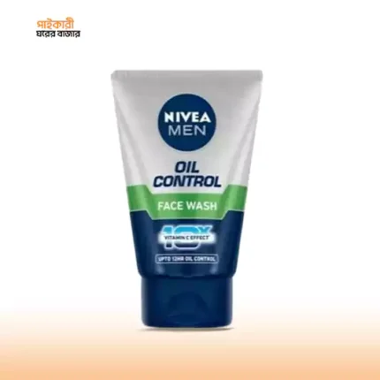 নিভিয়া মেন অয়েল কন্ট্রোল ফেস ওয়াশ (১০০ গ্রাম) | Nivea Men Oil Control Face Wash (100gm)