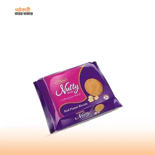 Olympic Nutty Real Peanut Biscuit (250gm) অলিম্পিক নাটি রিয়াল পিনাট বিস্কুট | Olympic Nutty Real Peanut Biscuit - Image 1