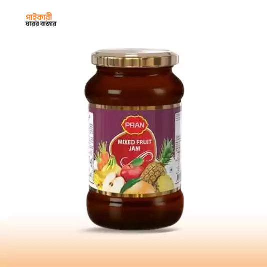 Pran Mixed Fruit Jam (350gm) প্রাণ মিক্সড ফ্রুট জ্যাম | Pran Mixed Fruit Jam - Image 1