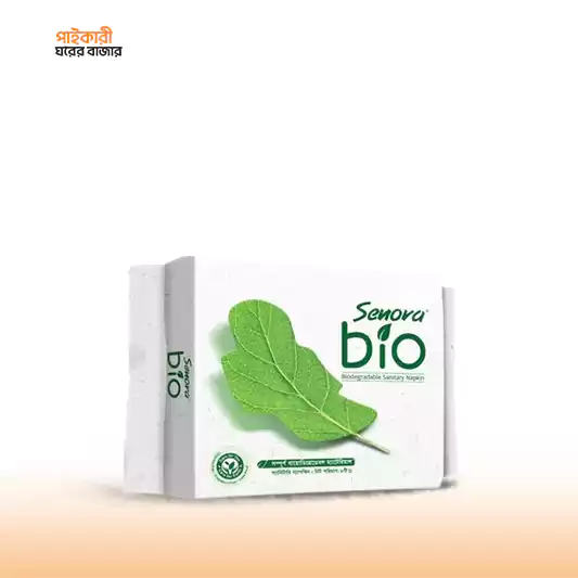 Senora Biodegradable Sanitary Napkin (8 Pads) সেনোরা বায়োডিগ্রেডেবল স্যানিটারি ন্যাপকিন (৮ প্যাড) | Senora Biodegradable Sanitary Napkin - Image 1