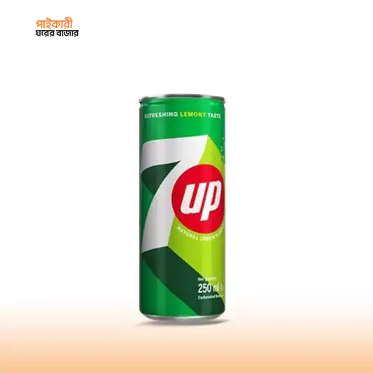 Seven Up Can (250 ml) সেভেন আপ ক্যান (২৫০ মিলি) | Seven Up Can (250 ml) - Image 1